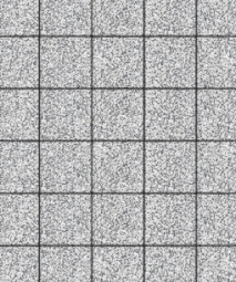 Тротуарная плитка Поревит Квадрат Мрамор Белый с черным 200х200х60 мм