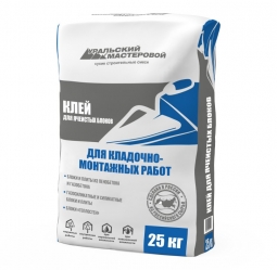 Клей для блоков Уральский Мастеровой ПЦС-КМ (25 кг) /48