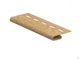 Завершающая планка Ю-Пласт Тимбер-Блок Кедр янтарный