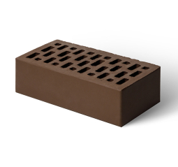 Кирпич лицевой керамический «Шоколад» пустотелый одинарный