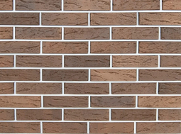 Кирпич лицевой клинкерный «Коричневый» «Рустик» пустотелый Евро 0.5НФ