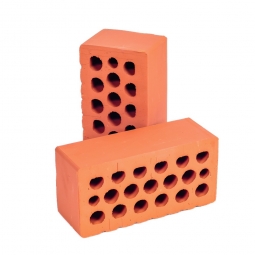 Кирпич лицевой керамический «Красный» пустотелый полуторный, утолщенная стенка