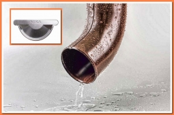 Колено сливное Nika Цинк