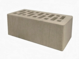 Кирпич лицевой керамический Серый «Бархат» пустотелый утолщенный