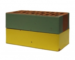 Кирпич рядовой керамический «Цветной» пустотелый одинарный