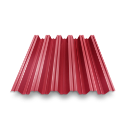 Профнастил HC-35 RAL 3003 рубиново-красный 0.7 мм