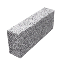 Керамзитоблок перегородочный полнотелый 390x120x188 мм М-35