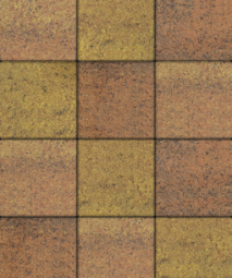 Тротуарная плитка Поревит Квадрат Гранит Саванна 300х300х60 мм