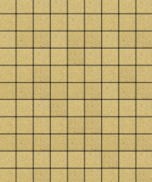 Тротуарная плитка Поревит Квадрат Гранит Желтый 100х100х60 мм