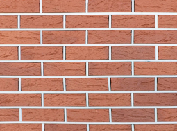 Кирпич лицевой клинкерный «Красный» «Рустик» пустотелый WDF
