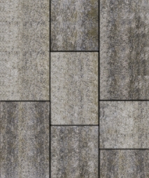 Тротуарная плитка Поревит Трио Габбро 60 мм 6 плит