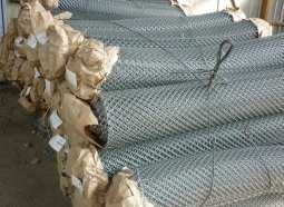 Сетка рабица d=1,6 мм, ячейка 35x35 мм, 1,5х10,0 м светлая