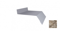 Отлив оконный Первая Кровельная 180 (декоративно-полимерное покрытие) 3м камень