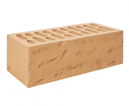 Кирпич лицевой керамический Солома «Орех» пустотелый полуторный