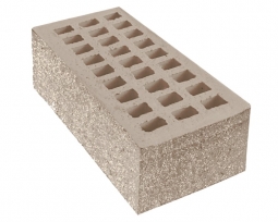 Кирпич лицевой керамический «Сливки» утолщенный торкретированный