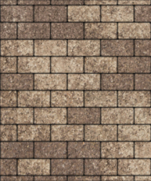 Тротуарная плитка Поревит Прямоугольник Хаски 200х100х40 мм