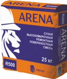 Гидроизоляционная смесь Arena RepairMaster R500 тиксотропная серая, 25 кг