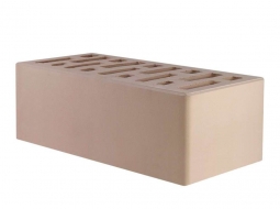 Кирпич лицевой керамический Слоновая кость пустотелый утолщенный