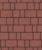 Тротуарная плитка Поревит Старый город Красный, 60 мм 3 плиты